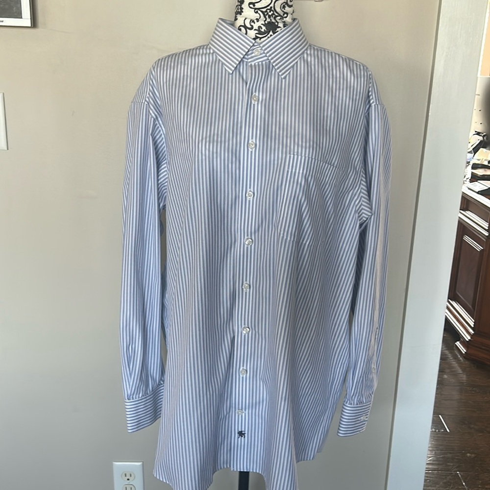 Hart Schaffner Marx Long Sleeve Button up Shirt XL - Picture 2 of 5